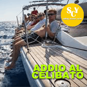 ponza in barca per ADDIO AL CELIBATO